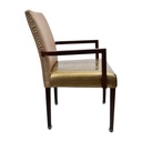 Maxwell Arm Chair - CA-3872-A-QS - Red mahg # 57