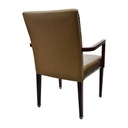 Maxwell Arm Chair - CA-3872-A-QS - Red mahg # 57
