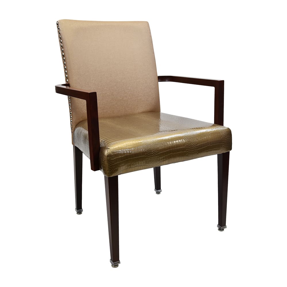Maxwell Arm Chair - CA-3872-A-QS - Red Mahogany # 57