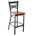 Metal X Back Barstool - BM-0962