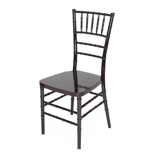 Chiavari Steel Core Resin Chair - CP-1815 - Mahogany
